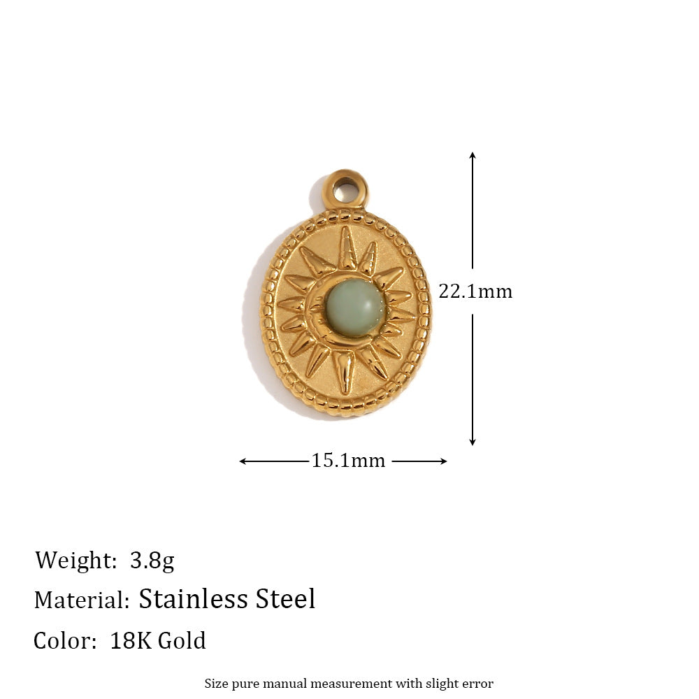 Wholesale 18K gold-plated bow wave pearl pendant